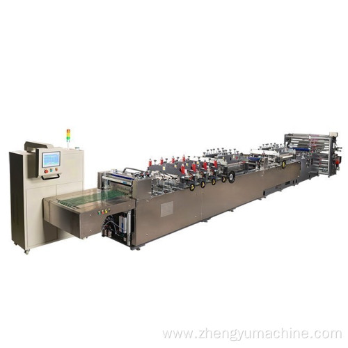 Bag-making machine with middle seal